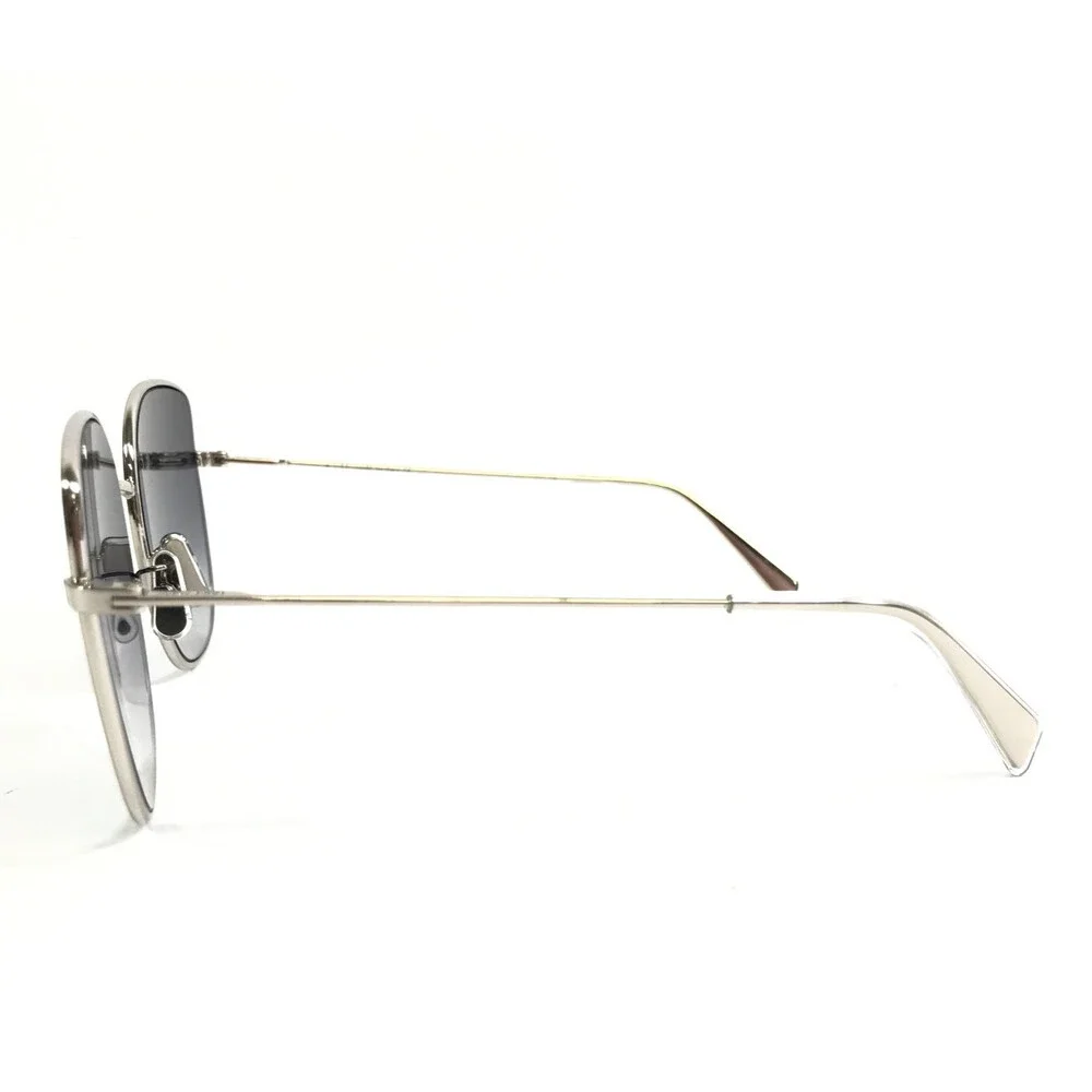 Celine Sunglasses CL40174U 16W Silver Cat Eye Frames w Gradient Dark Gray Lenses
